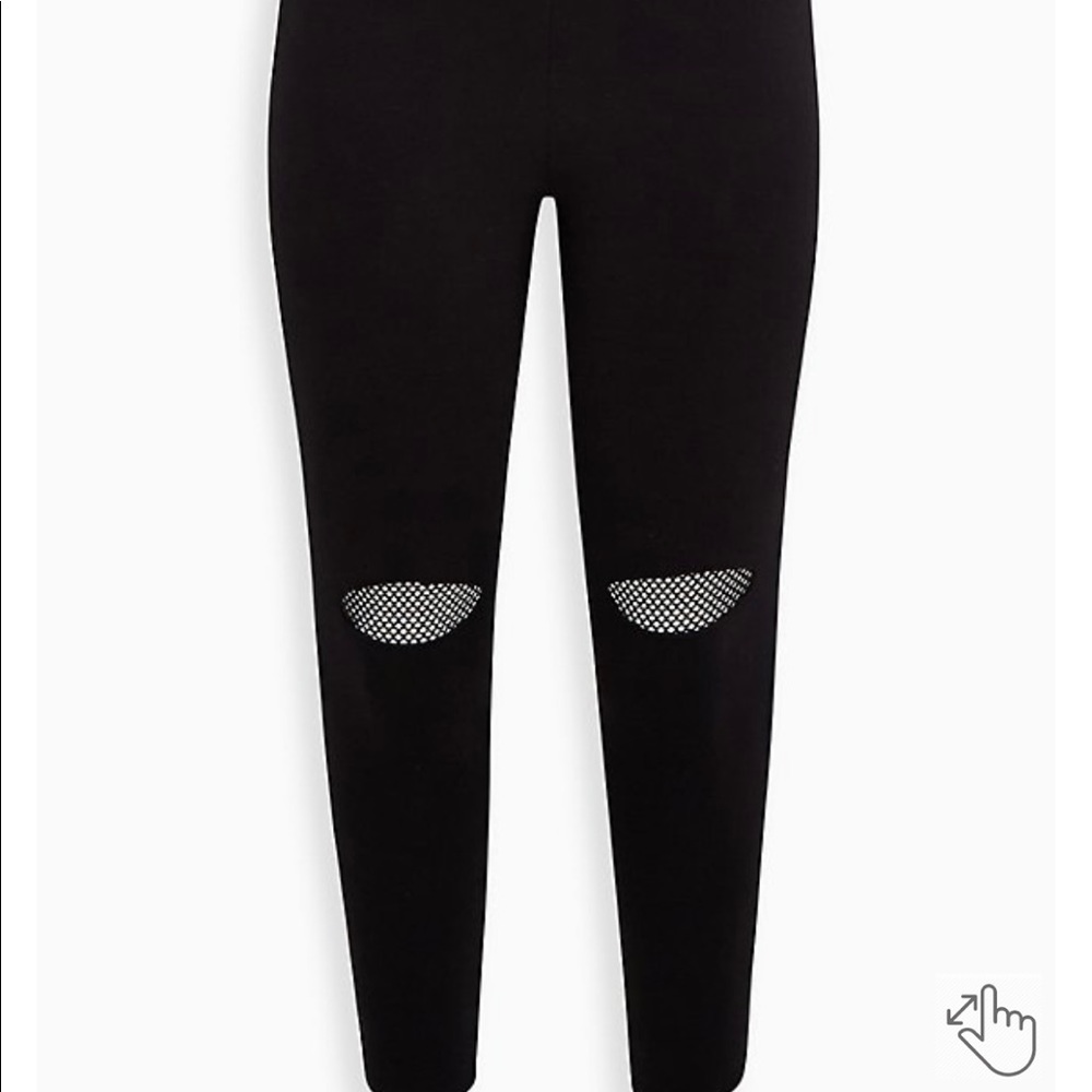 Torrid fishnet knee leggings